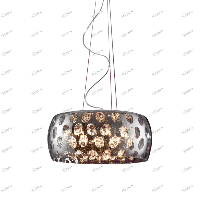 Подвесной светильник Milos 6 от Delight Collection коричневая SCHULLER ДИЗАЙНЕРСКИЕ 243454 Хром 
