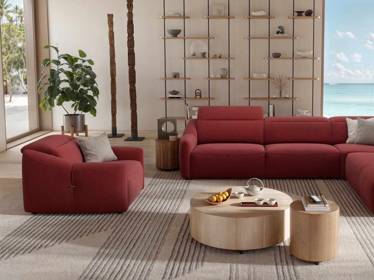 Тканевое кресло с подлокотниками Sofanella Самоа ARCH-00030026 - Вид №3