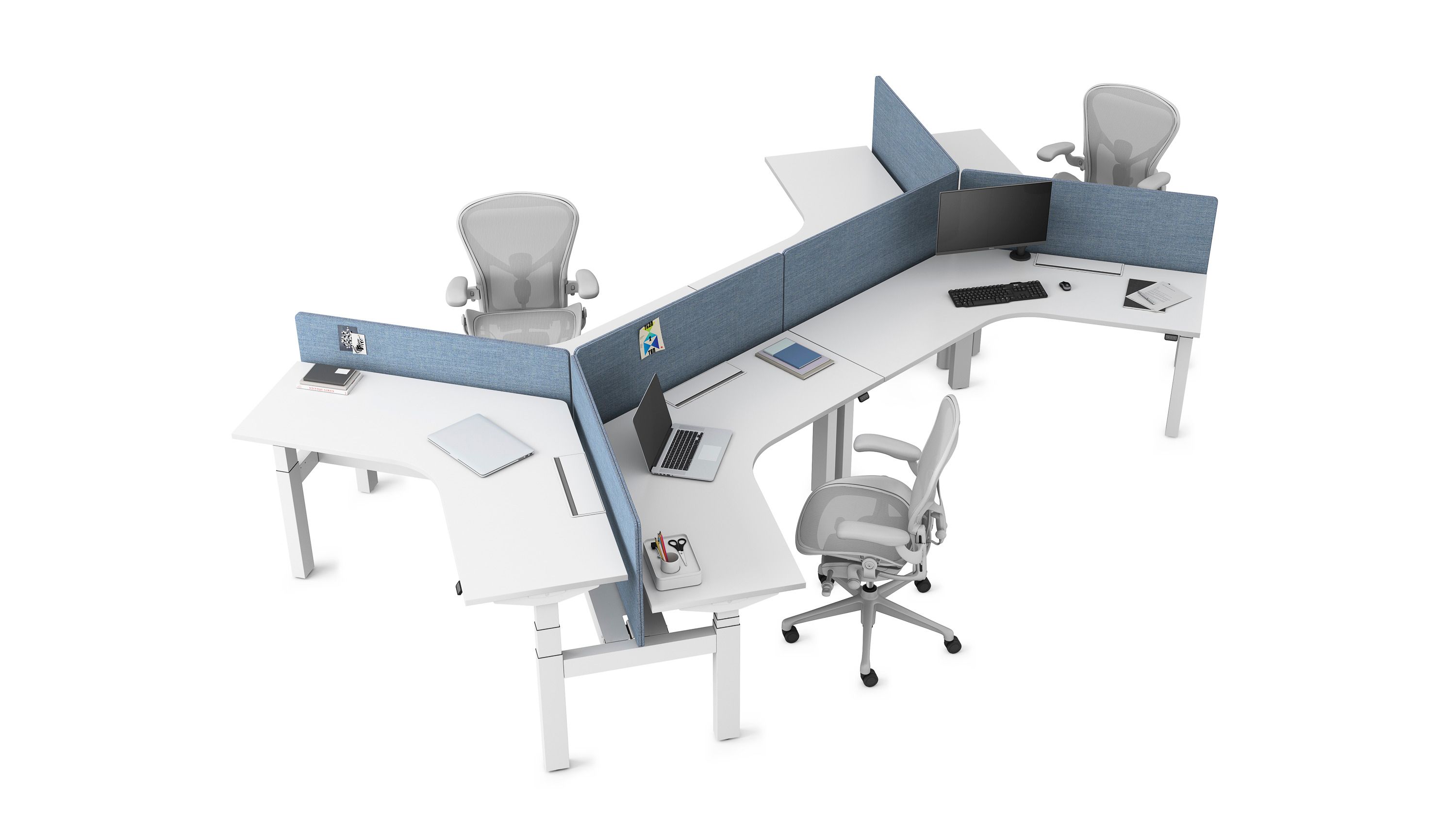 Модульный рабочий стол Herman Miller Ratio ARCH-00117564 - Вид №14