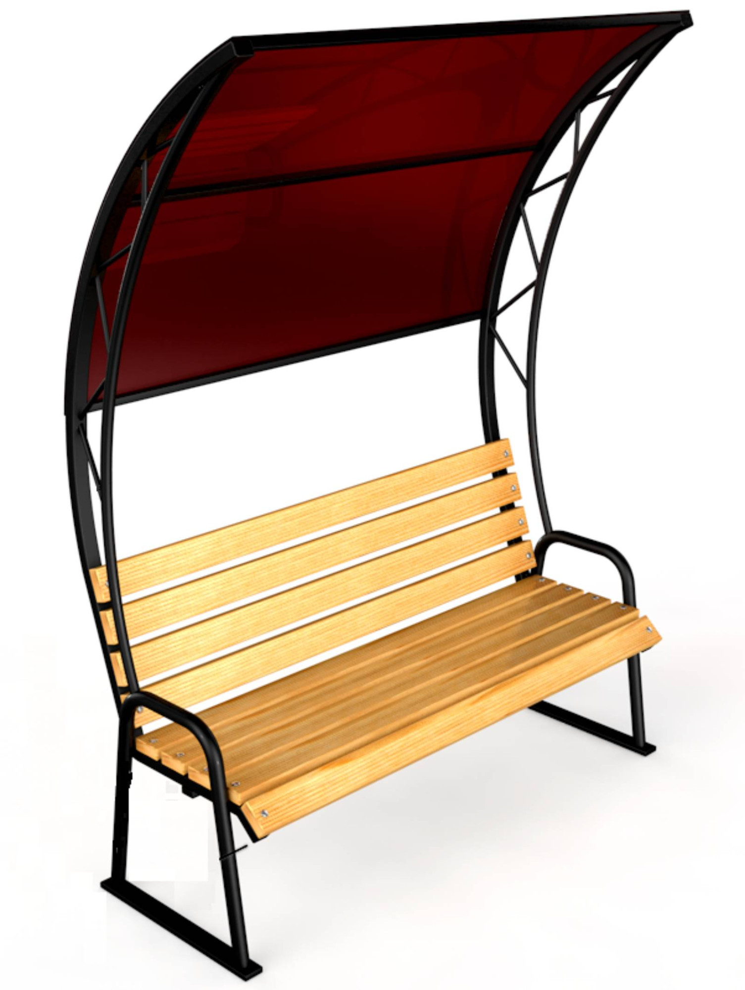 DPNV06.01.01-MS.DP ДП-006 скамья с навесом уличная LAB.Space 