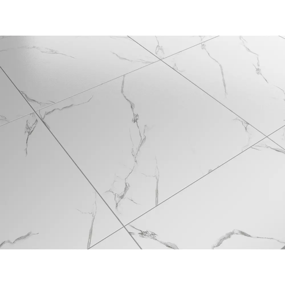 Керамогранит Grasaro Softmarble 60x60 см 1.44 м² лаппатированный цвет белый STLM-2210951 - Вид №2