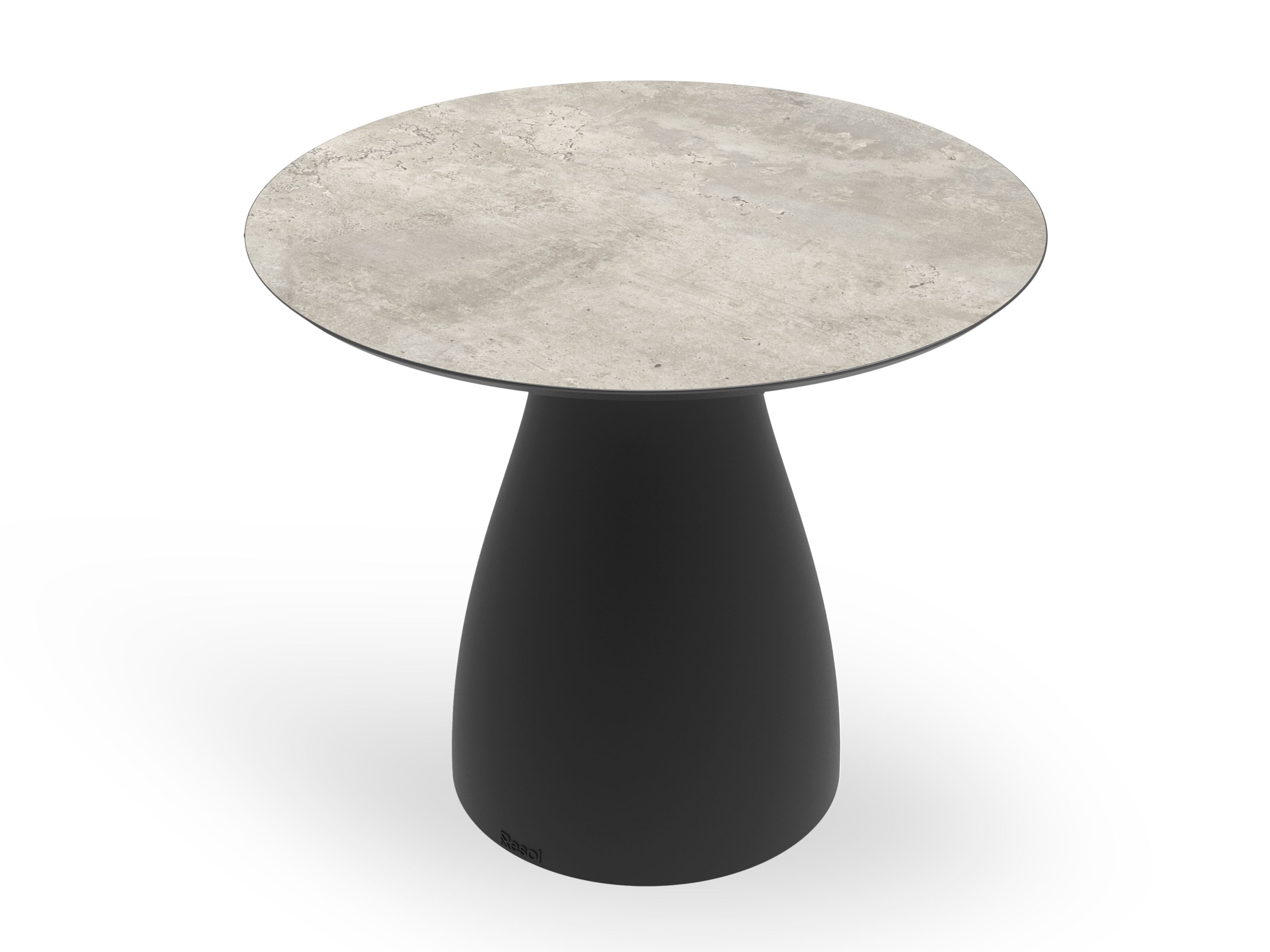 Круглый журнальный столик из HPL и полиэтилена Resol Baobab ARCH-00133458