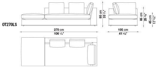 Maxalto Диван из ткани Otium sun-id-1372446 - Вид №29