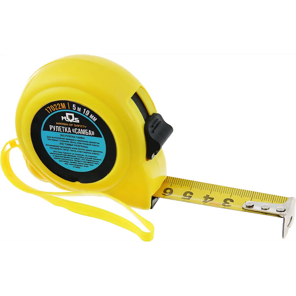 Рулетка Самба, 5 м x 19 мм Santreyd STLM-2124067