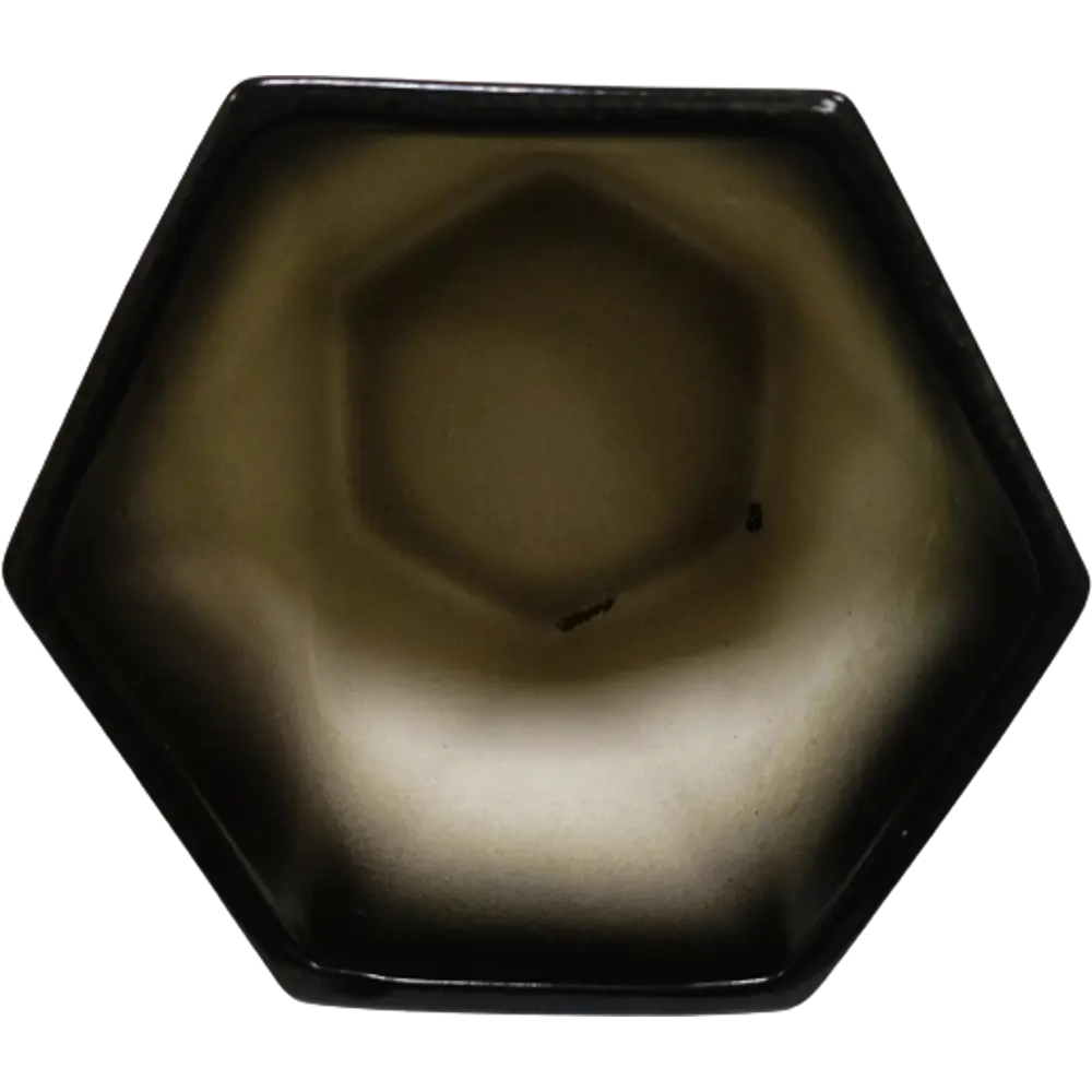 Кактусник 9x10x9 см v0.49 л керамика чёрный Santreyd STLM-2199368 - Вид №2