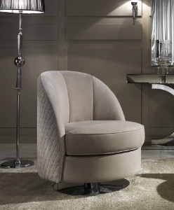 Кресло вращающееся  DV HOME COLLECTION CHARLOTTE poltrona