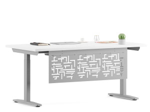 Рабочий стол с регулируемой высотой из ламината