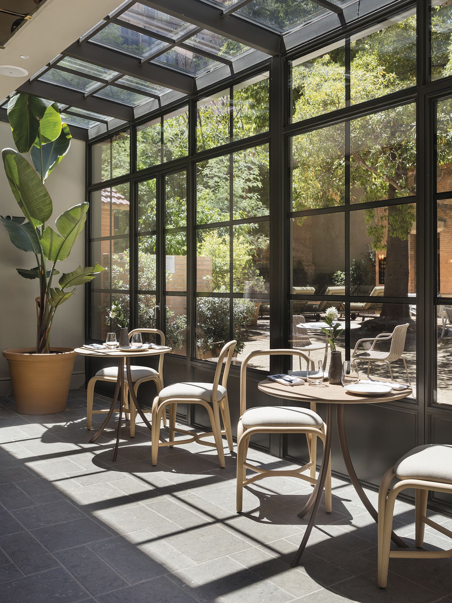 Круглый дубовый стол EXPORMIM BISTRO ARCH-00053551 - Вид №1