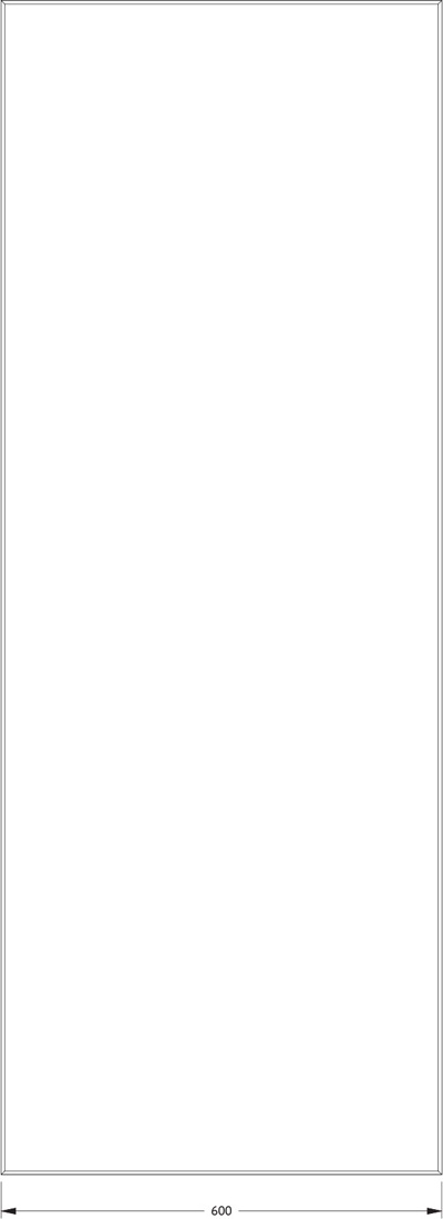 BY 0256 Зеркало с фацетом 5 mm EVOFORM Standard - Вид №1