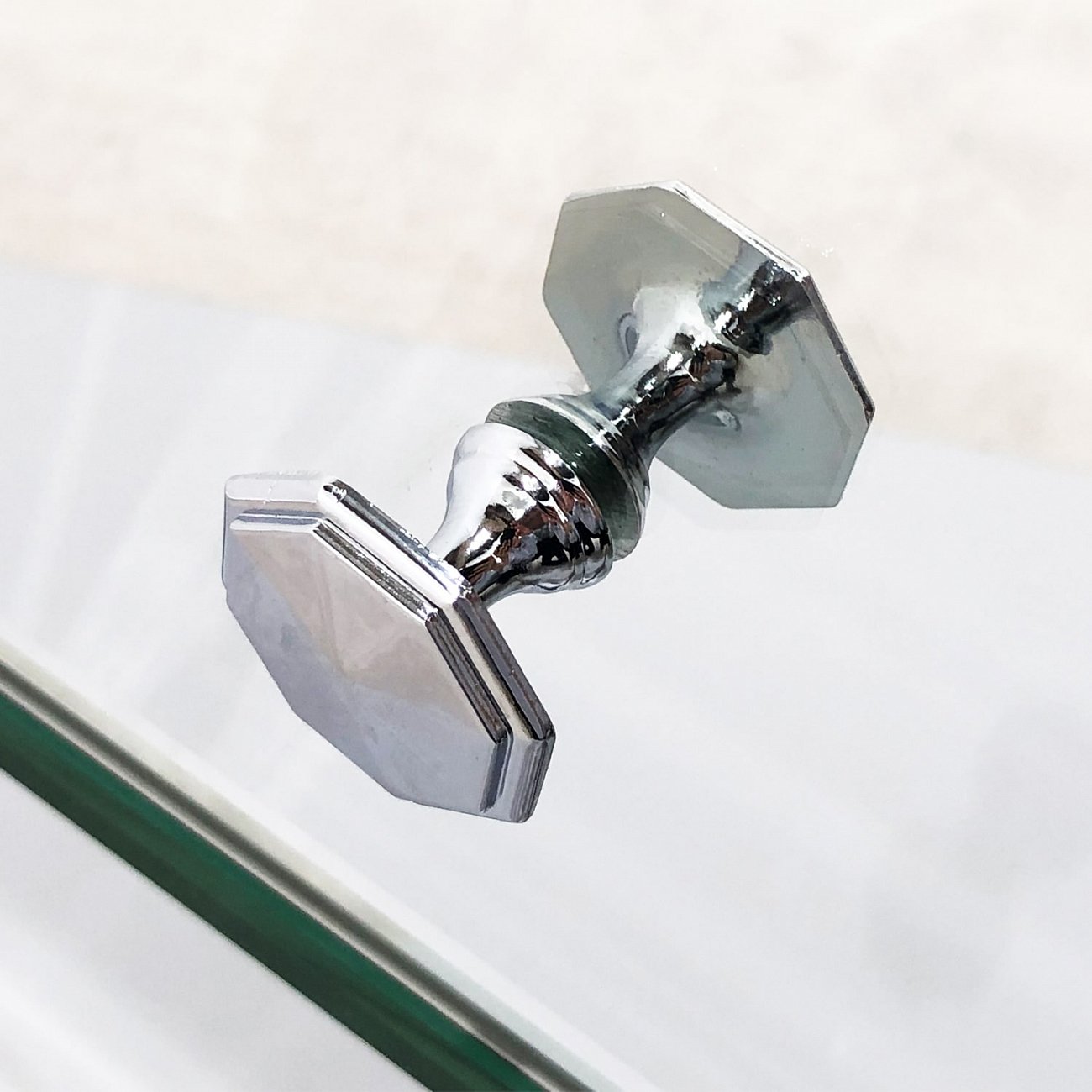 Прикроватная тумбочка дизайнерская зеркальная "Самили" GRAUM  304060 Зеркальный  - Вид №2