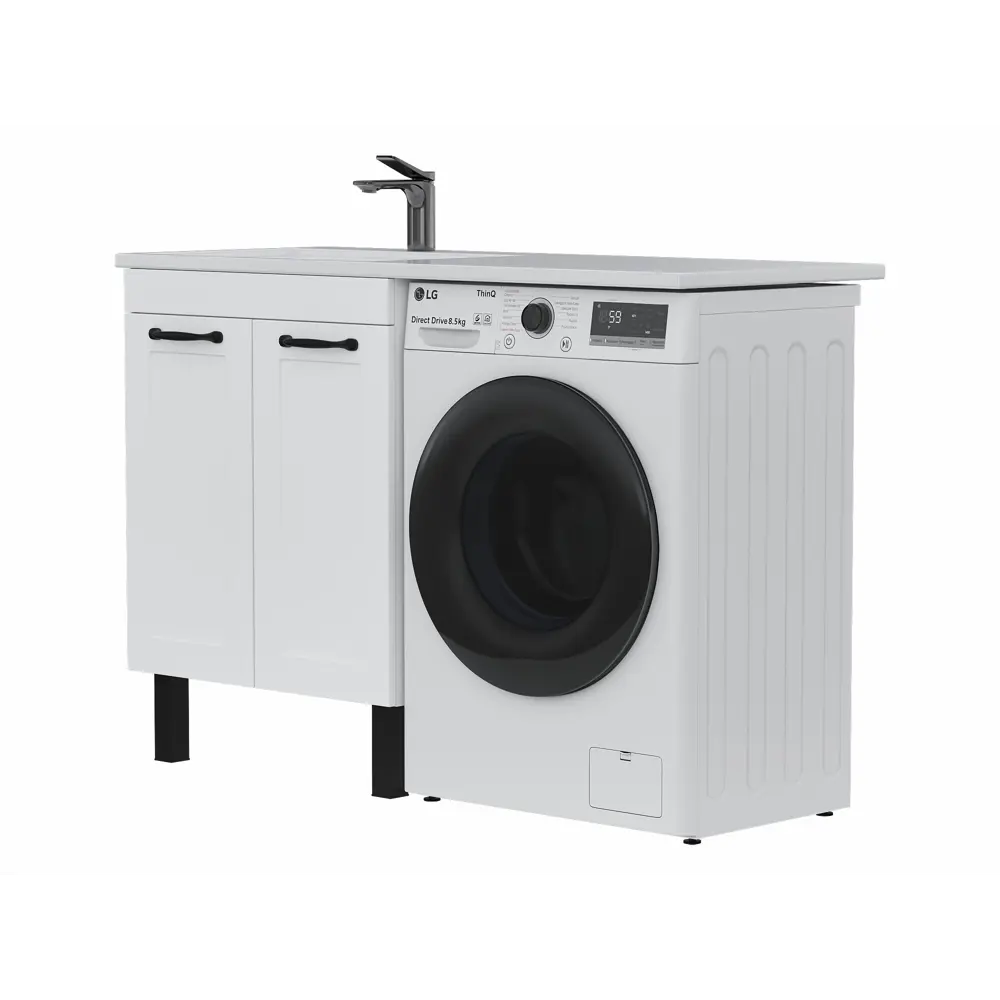 Тумба под раковину Гала 600 2D напольная 60 см цвет белый Santreyd STLM-2124099 - Вид №18
