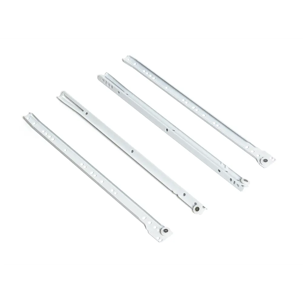 Комплект роликовых направляющих 400 мм, сталь, цвет белый Santreyd STLM-2000650