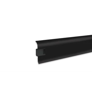 Плинтус напольный Prime ПВХ Черный матовый 2220x2.2x72 мм