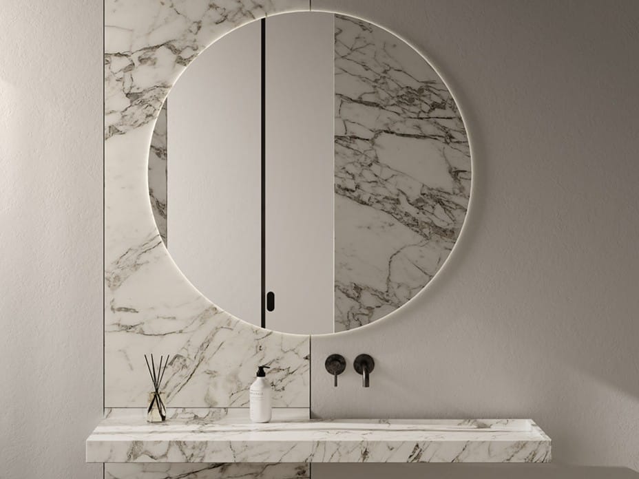 Прямоугольный подвесной умывальник из мрамора Арабескато Maami Home BALI ARCH-00139858