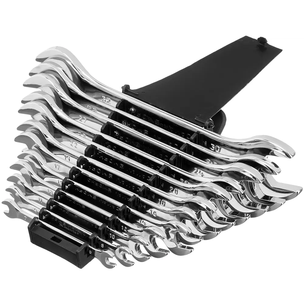 Набор рожковых ключей Matrix 15242, 12 предметов 6-32 мм 89409422 STLM-1576389