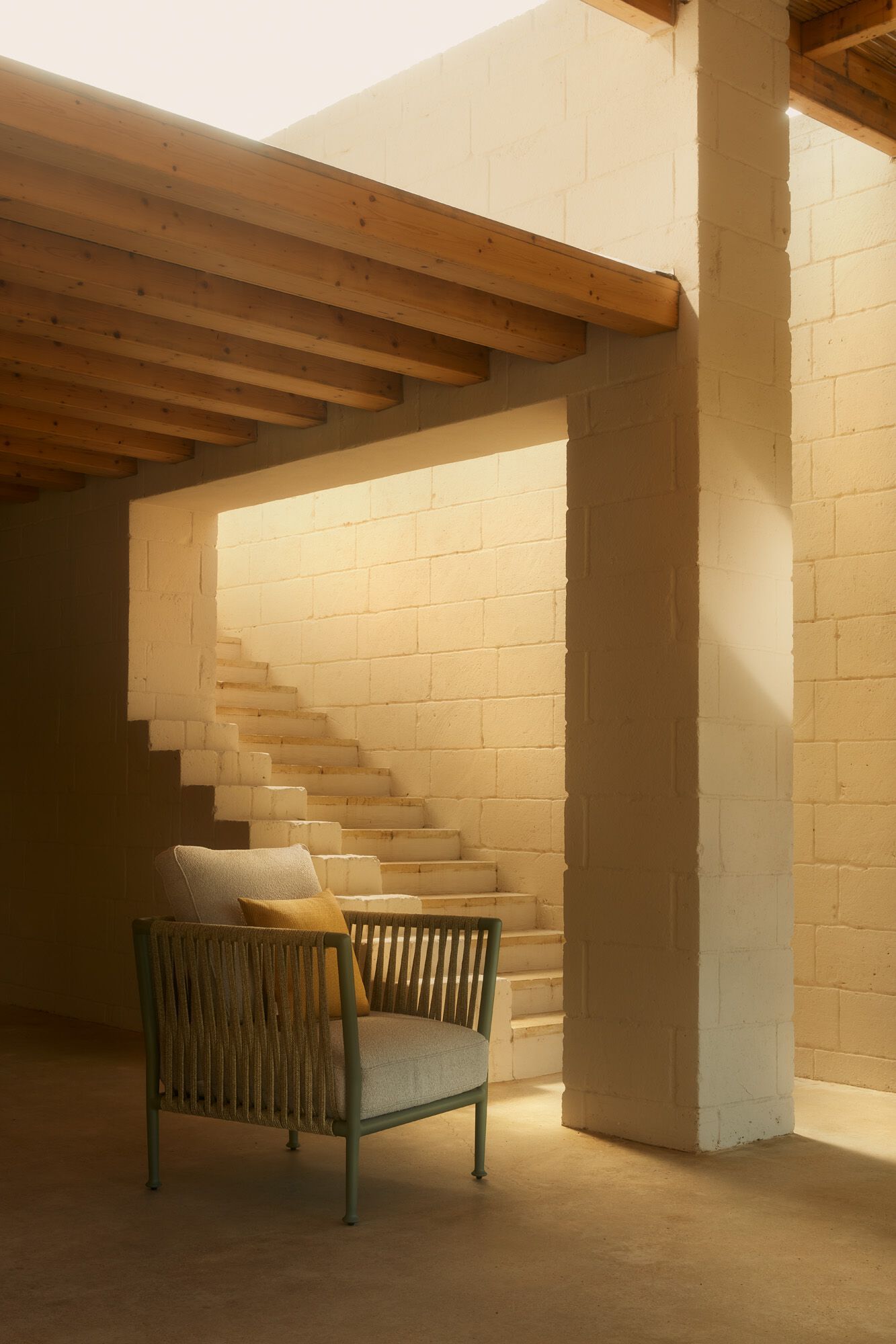 2-местный угловой садовый диван Unopiù Treble ARCH-00135453 - Вид №5