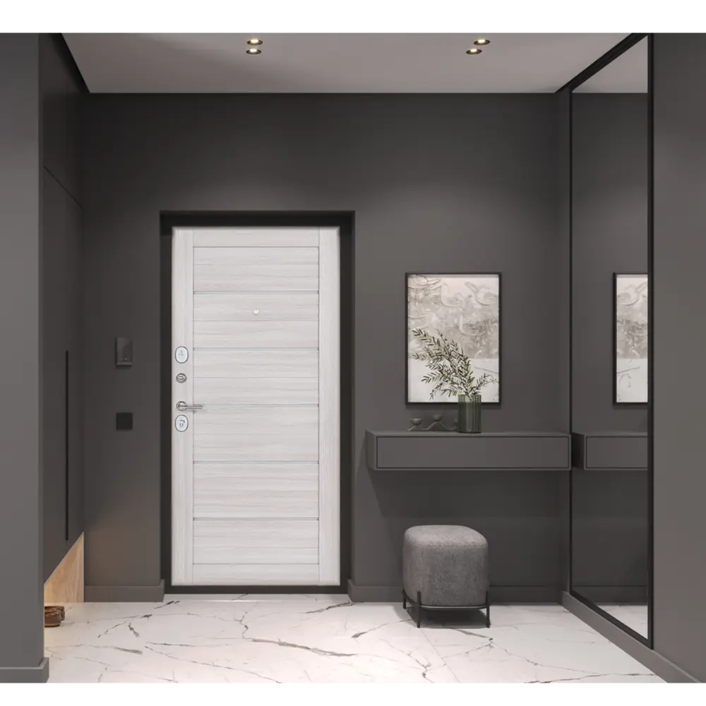 Дверь входная металлическая S-2 Герда 88x205 см левая бьянка 88401678 STLM-2111357 PORTIKA  - Вид №10