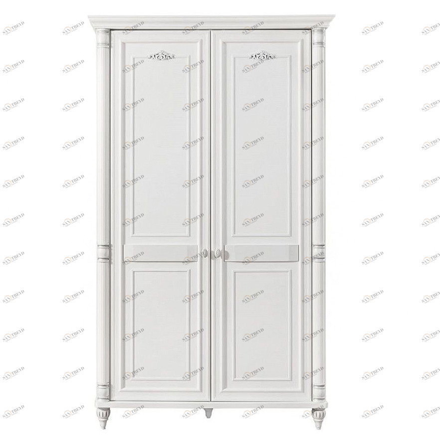 Шкаф распашной белый двухдверный Romantic Baby CILEK ROMANTIC BABY 00-3832148 Белый Santreyd 