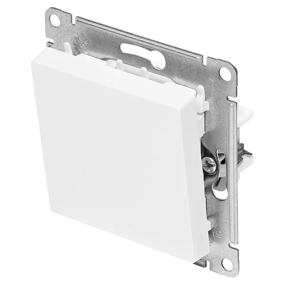 Переключатель перекрестный Systeme Electric Atlas Design 1 клавиша цвет белый AtlasDesign STLM-2073741 - Вид №1