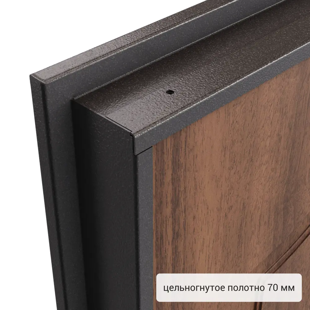 Дверь металлическая Гарант, 860 мм, левая, цвет антик орех TOREX STLM-2091461 - Вид №8