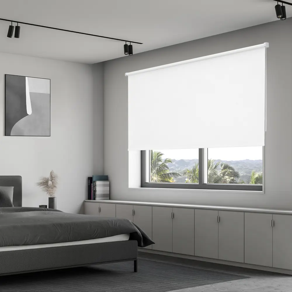 Штора рулонная блэкаут KREAFORTA Karelia 180x175 см белая STLM-2002554 - Вид №7