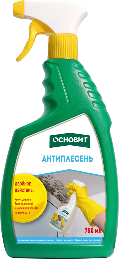 Основит Сэйфскрин: защита от плесени и грибка 0.75 л 82513036
