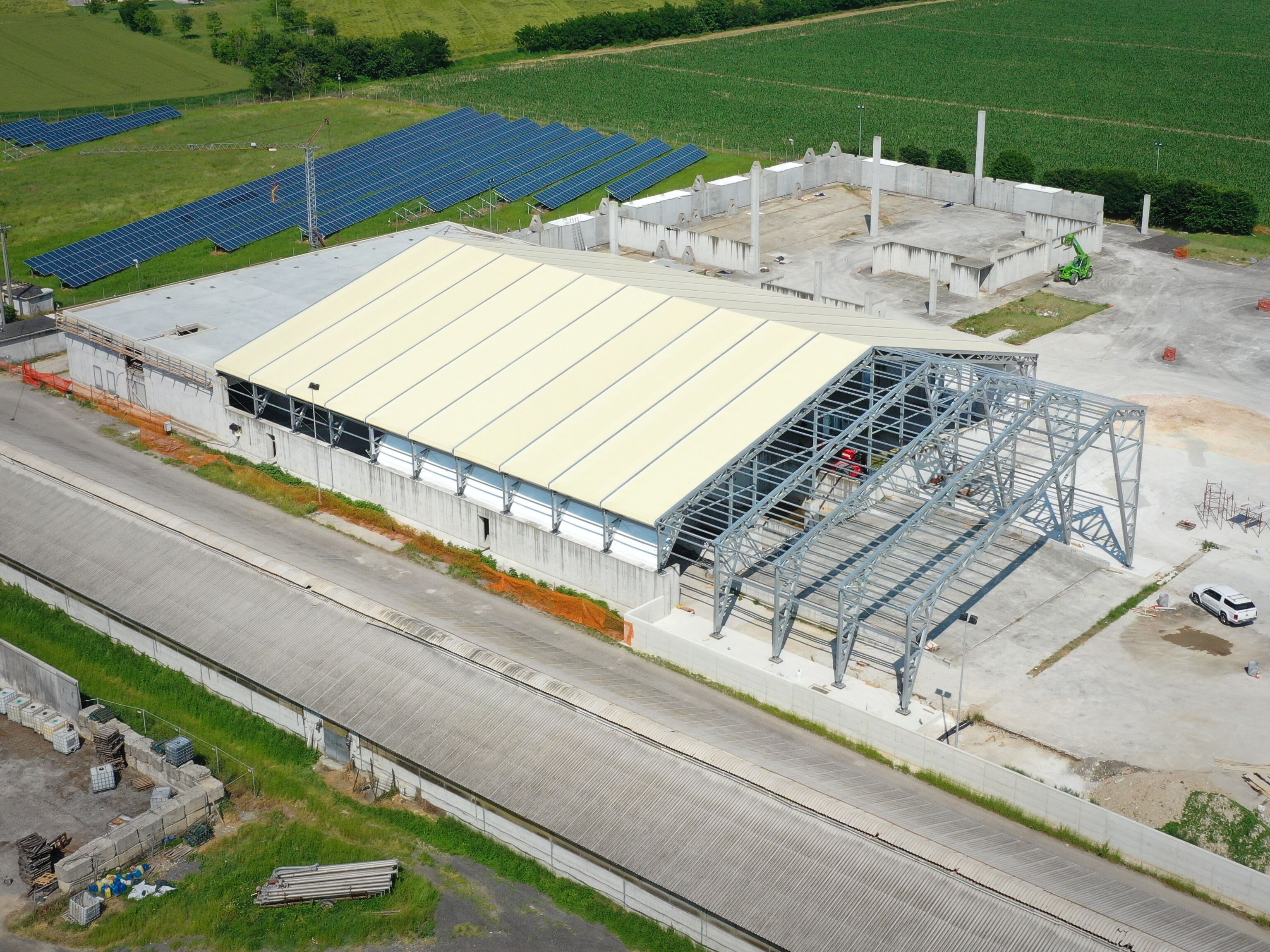 Спортивные натяжные конструкции Cover Technology COPERTURE PER COMPOSTAGGIO ARCH-00123324 - Вид №2