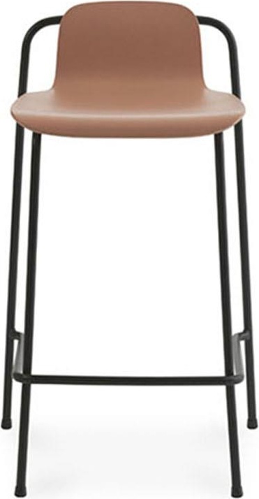 601793 Барный стул 65 см Черный Стальной Коричневый Normann Copenhagen Studio - Вид №1
