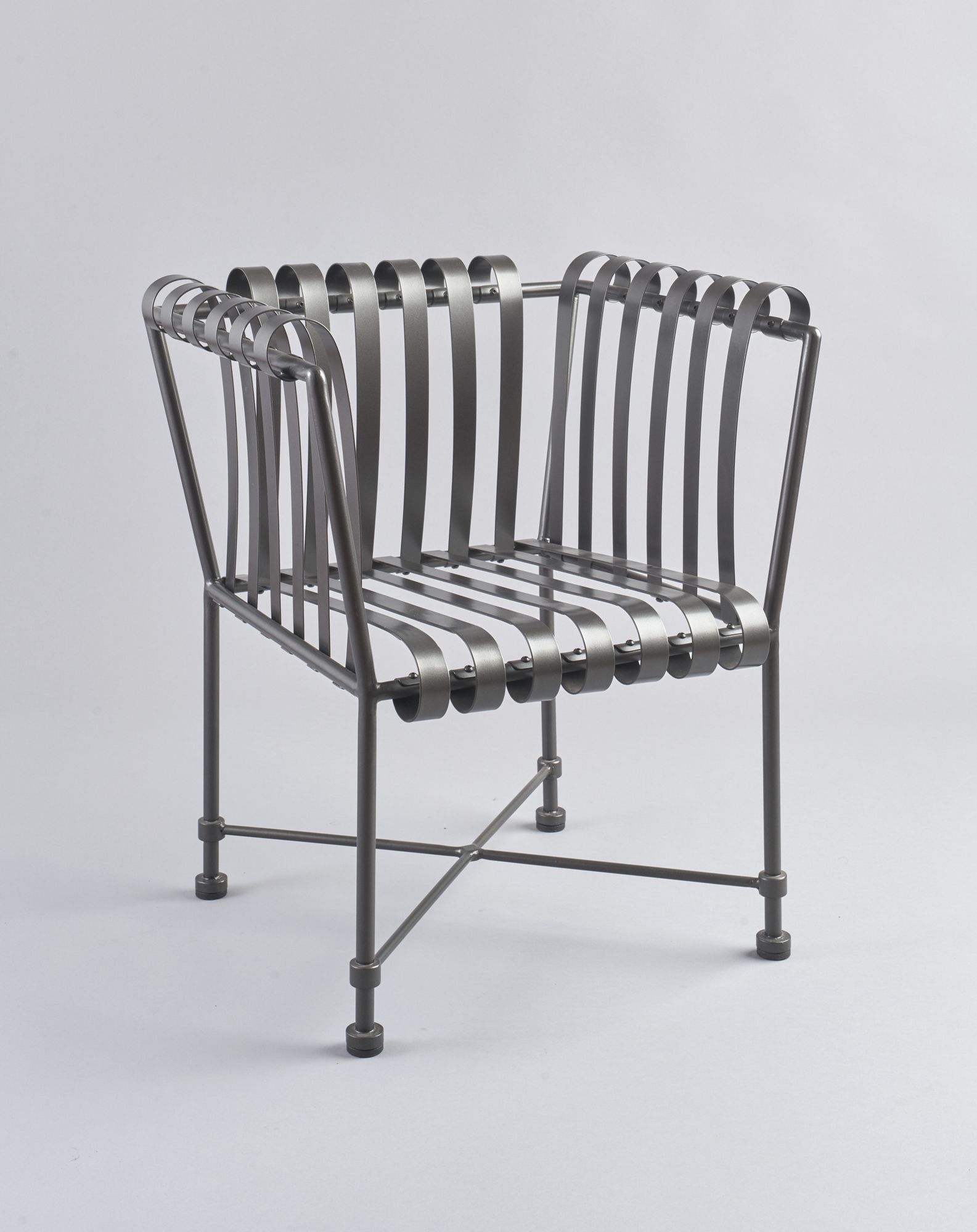 Стул для сада из нержавеющей стали с подлокотниками OFFICINACIANI Molle ARCH-00026082 - Вид №2