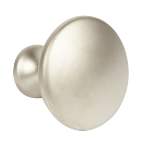 Мебельная ручка-кнопка 161 25x30 мм цвет матовый никель