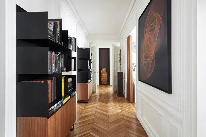 REDA AMALOU DESIGN Открытый книжный шкаф из стали и дерева sun-id-1443162 - Вид №4