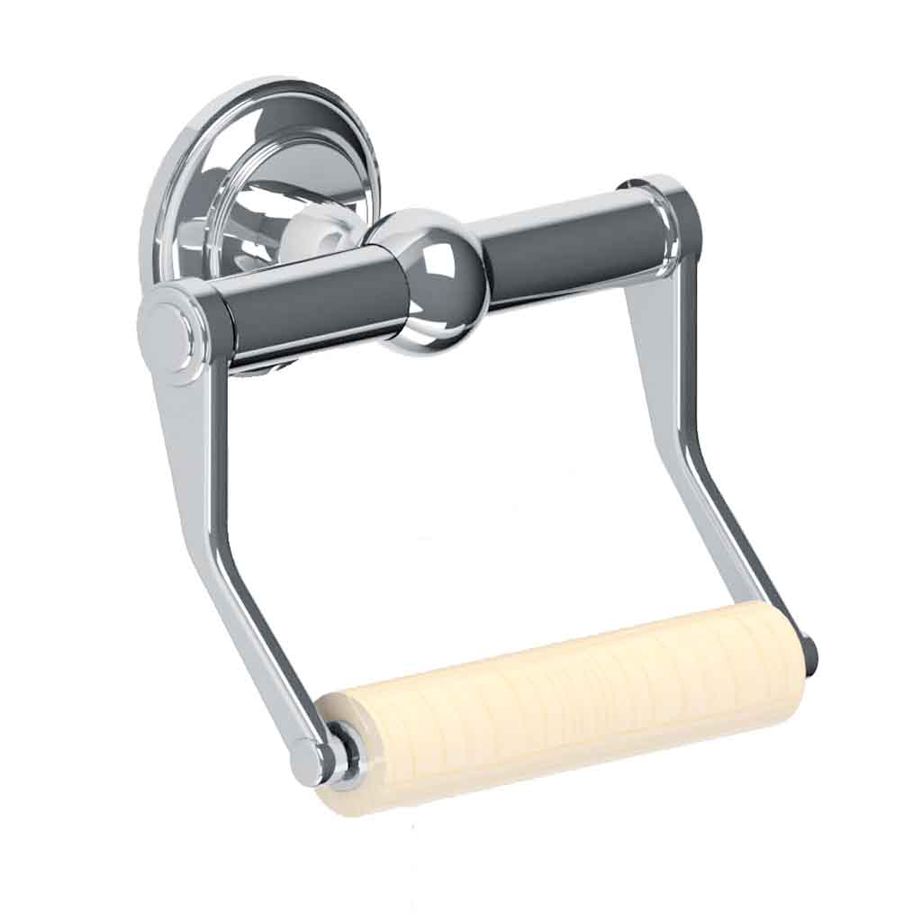 C66-504 C66-504 Настенный держатель для рулонов туалетной бумаги ОДИОТ С РЫЧАГАМИ Cristal & Bronze ODIOT À MANETTES  - Вид №1