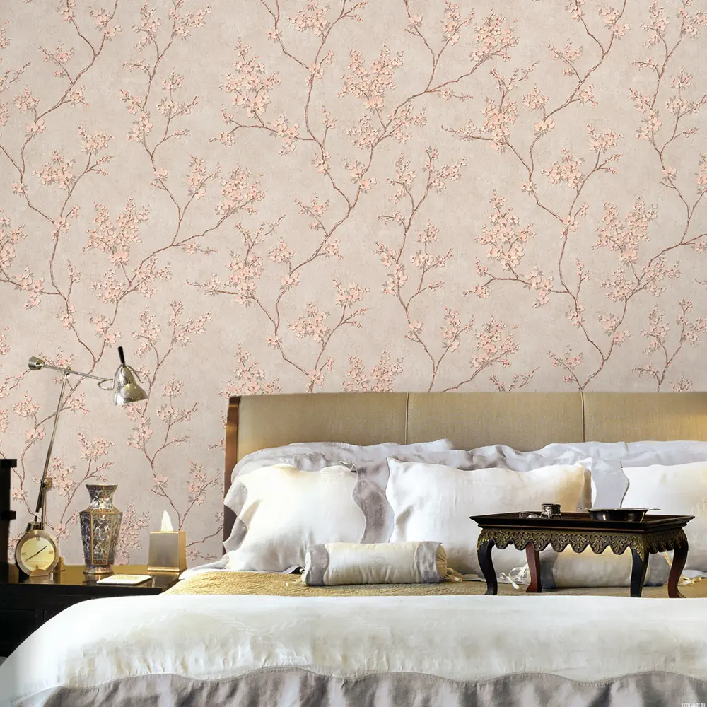 Обои флизелиновые Московская обойная фабрика Сакура бежевые 1.06 м 4038-2 STLM-2071986 - Вид №2