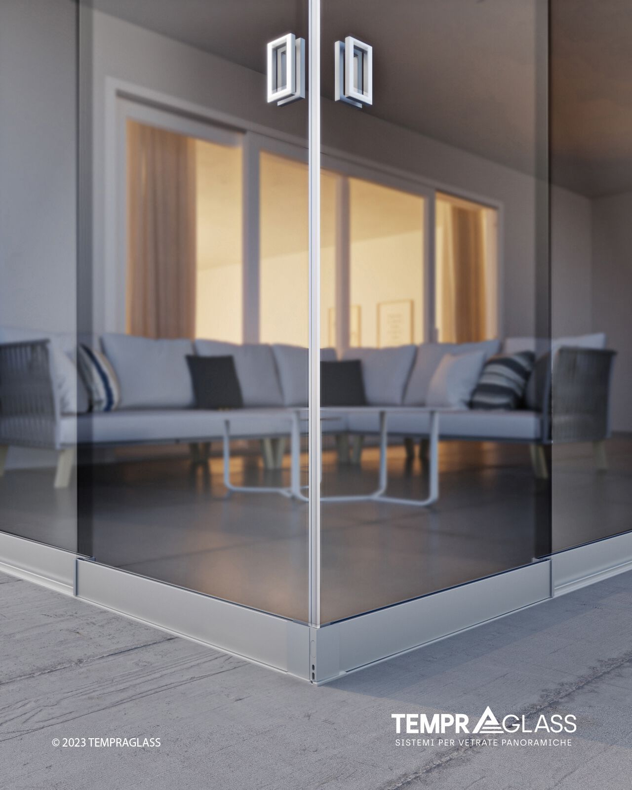 Sliding glass facade TEMPRAGLASS ARCH-00065225 - Вид №2