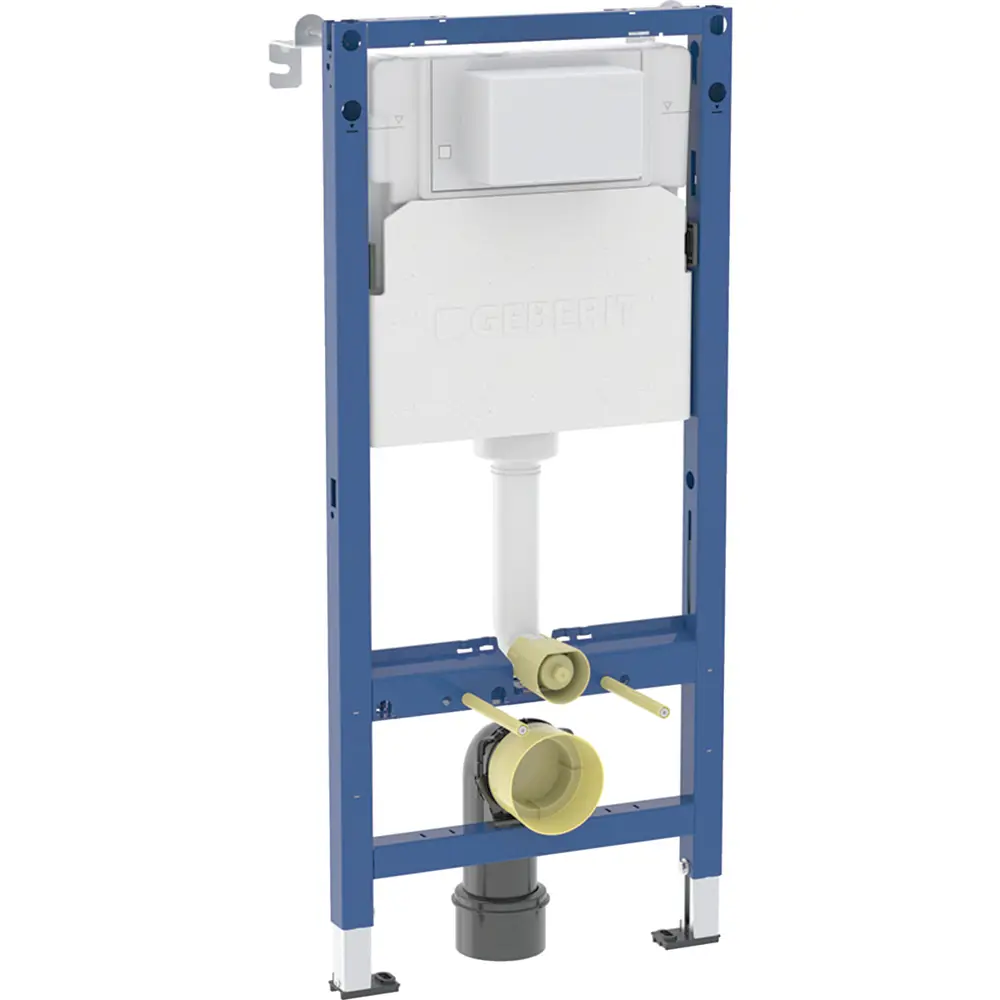 Комплект инсталляции Geberit Alpha с безободковым унитазом AM.PM Gem клавиша Geberit Alpha хром STLM-2121864 - Вид №1