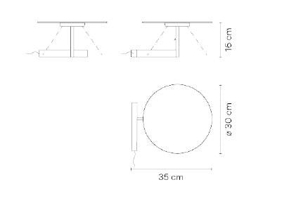 Металлическая светодиодная настольная лампа Vibia ARCH-00116509 - Вид №4