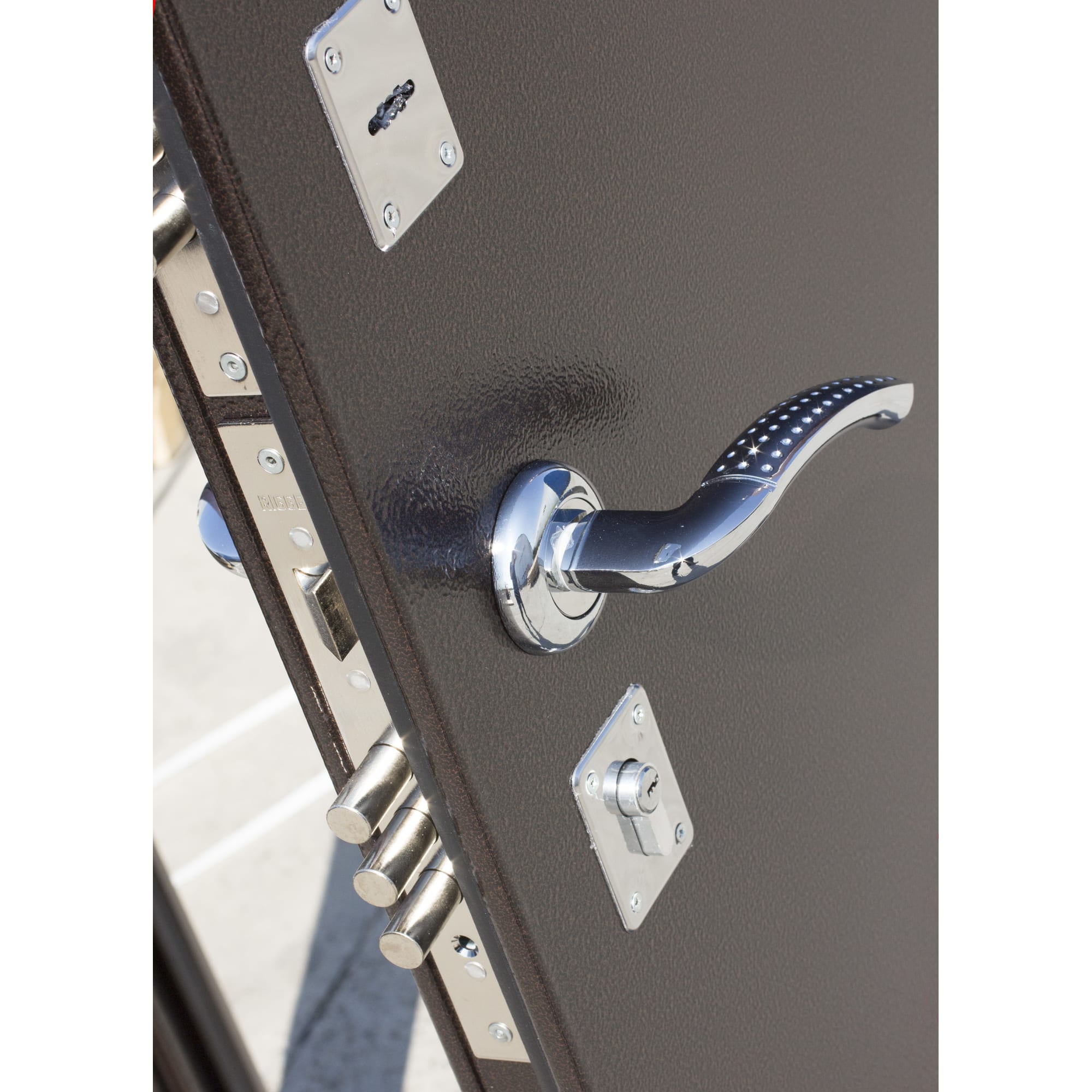 82133061 Дверь входная металлическая Йошкар РФ, 860 мм, левая, цвет венге Santreyd  - Вид №5