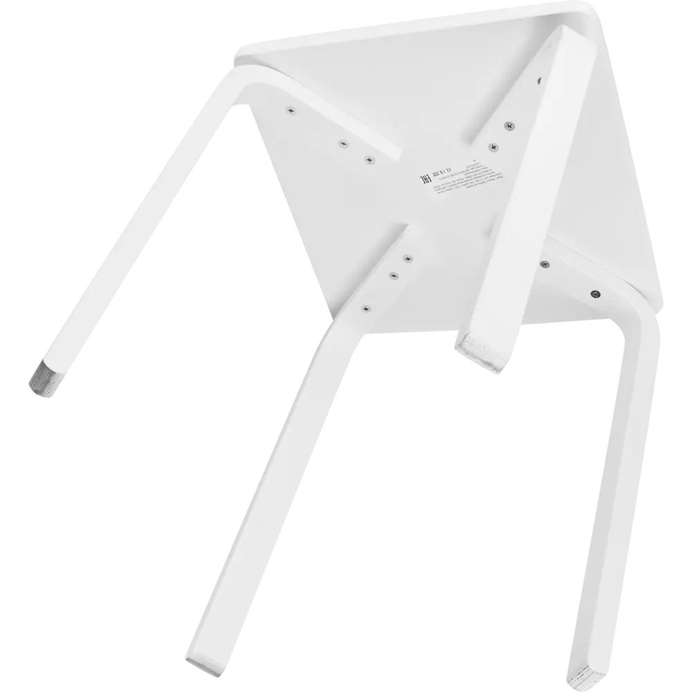 Табурет 35.6x45x35.6 см дерево цвет белый Santreyd Табурет квадратный STLM-2111299 - Вид №1