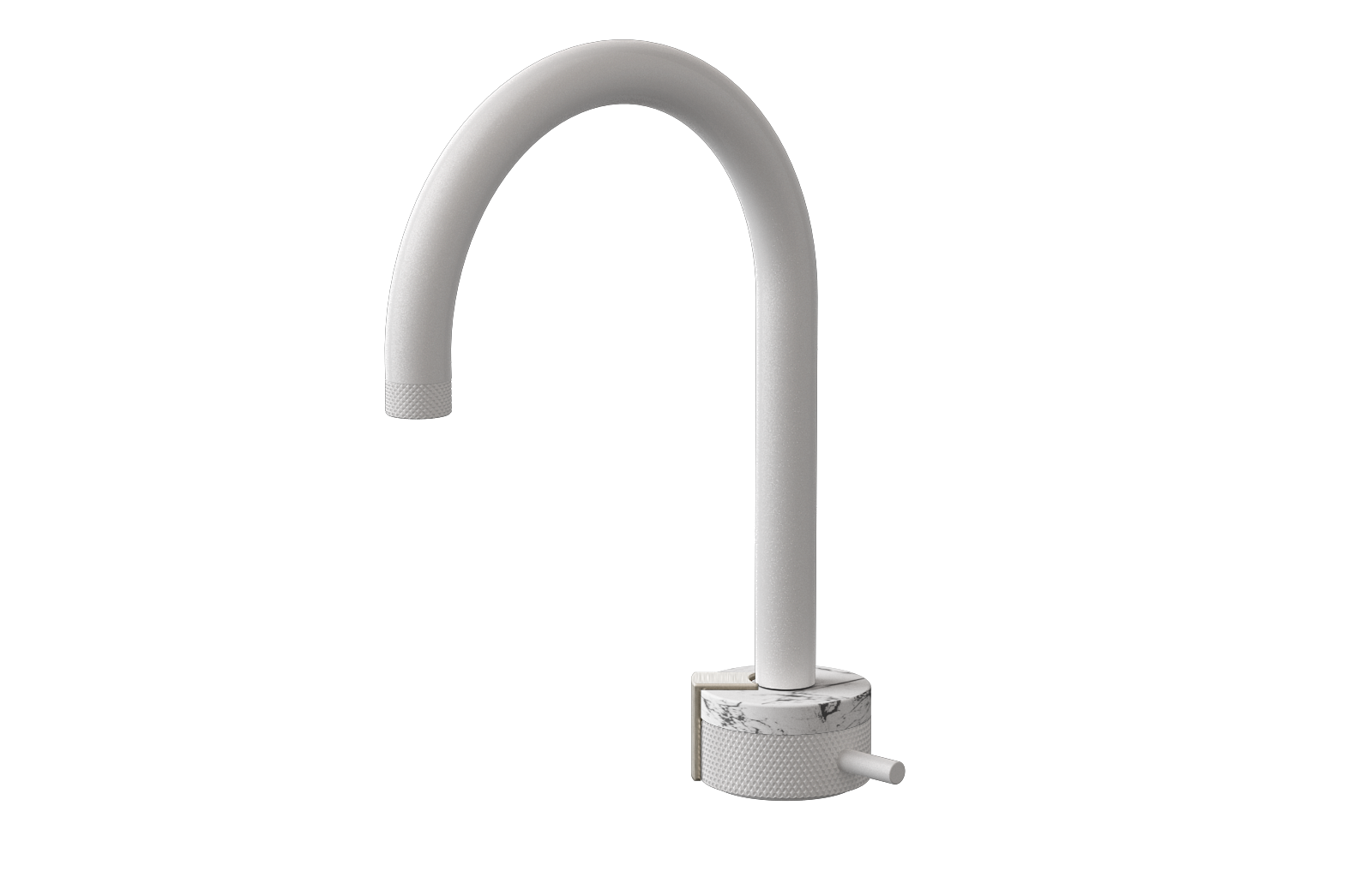 E-11502-R2MW-L2SN-WT Однорычажный прогрессивный смеситель для раковины - излив 16см GRAFF MOD+