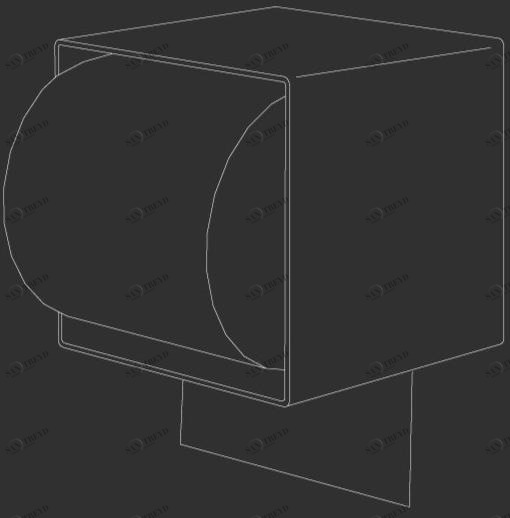 Ceadesign Держатель рулона из нержавеющей стали Stem - accessori Por 03