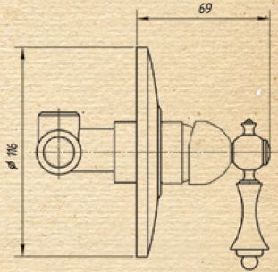 26872 Смеситель Migliore Bomond  - Вид №1