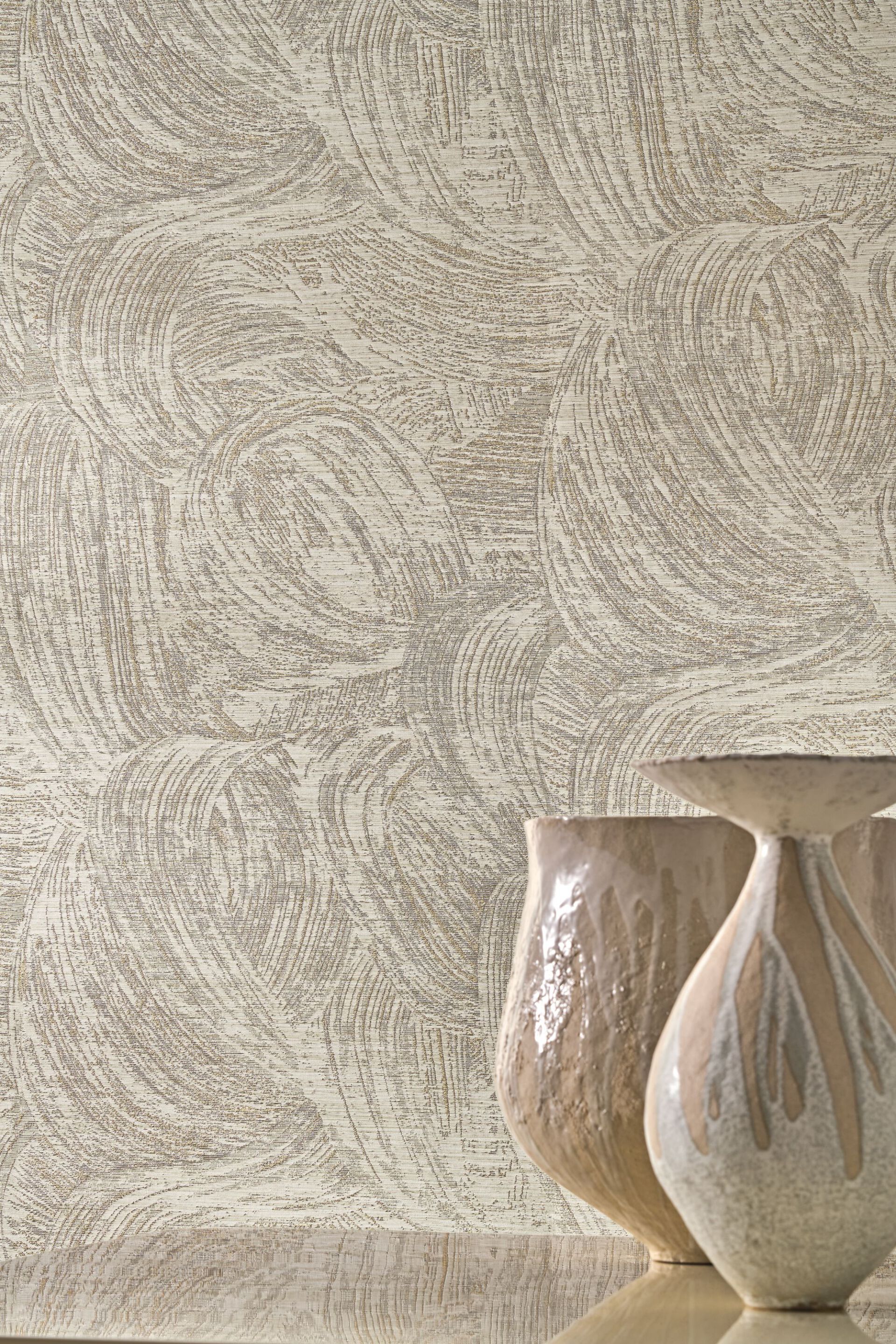 Жаккардовая однотонная настенная ткань Casamance Palatino ARCH-00038684 - Вид №2