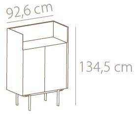 Punt Комод из дуба с распашными дверцами Stockholm Sth111 - Вид №4
