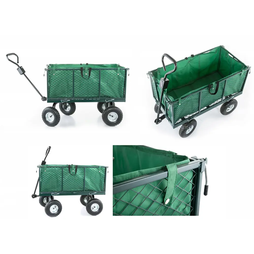 Тележка садовая четырехколесная 193 л/450 кг Santreyd STLM-2100458 - Вид №2