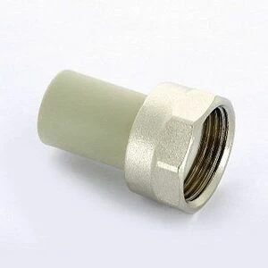 Переходник 20х3/4" латунный с накидной гайкой FV-PLAST