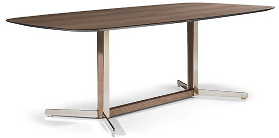 Natuzzi Прямоугольный стол из фанерованной древесины Campus sun-id-1444745 - Вид №1