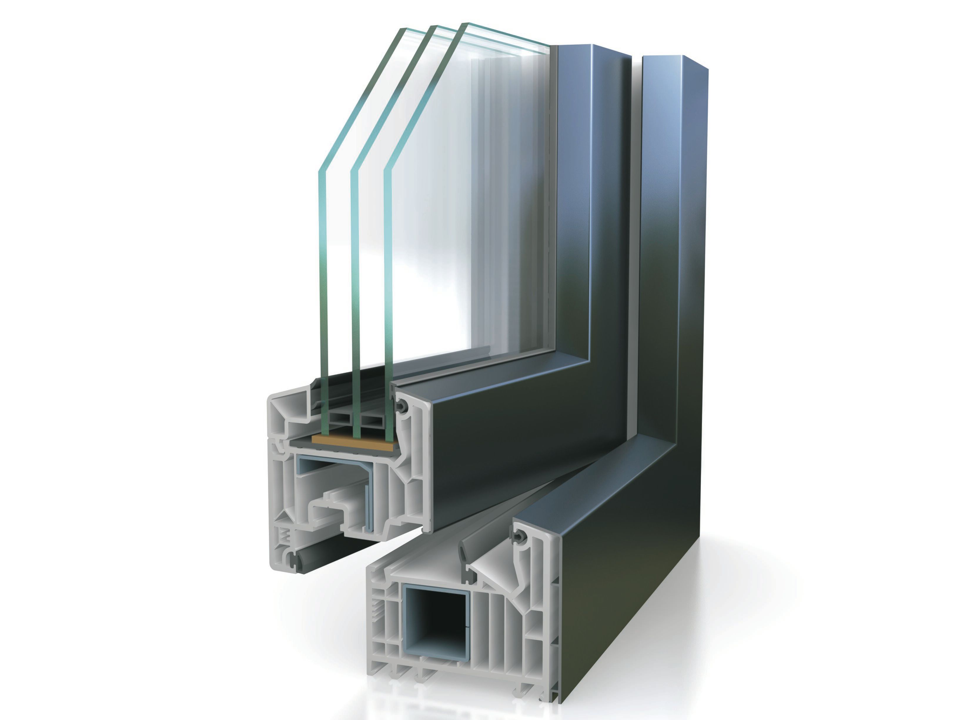 ПВХ створки окна Veka SOFTLINE 82 ARCH-00149520