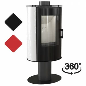 Печь-камин Kratki KOZA/AB/S/N/O/GLASS/KAFEL (3 цвета)