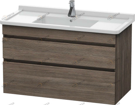 DS648905151 DuraStyle Тумбочка подвесная Сосна коричневая, декор Duravit