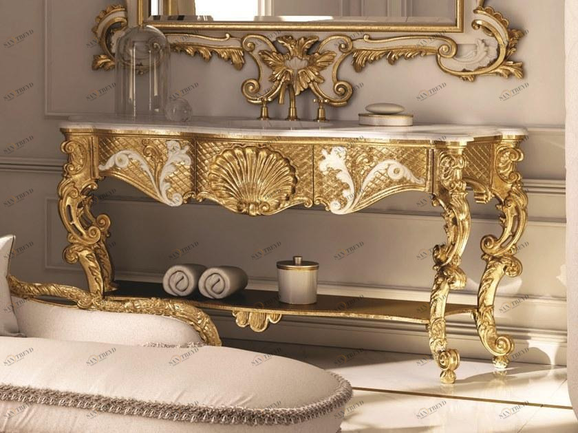 Andrea Fanfani Тумба под умывальник сусальное золото Opera 3015/1